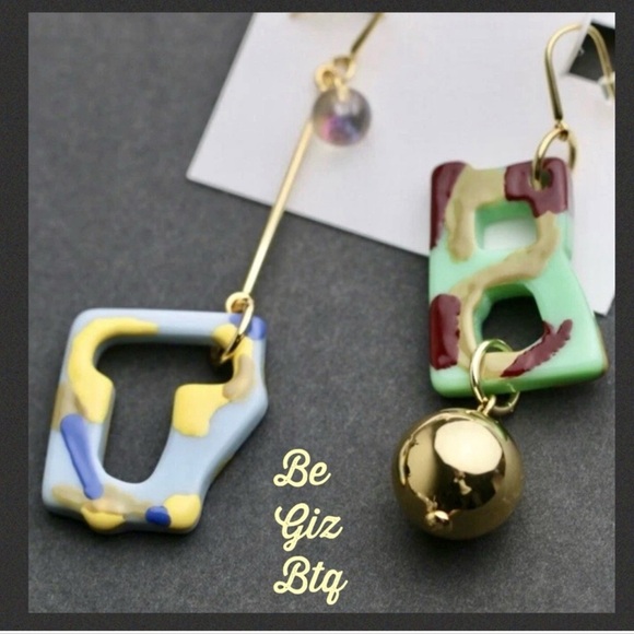 🆕 TORY BURCH New Designer Unique Mismatched Earrings -No Offers-PriceFirm - Picture 2 of 6